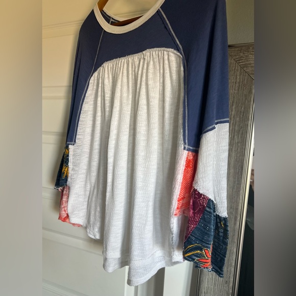 We the Free People Friday Fever Batwing Boho Top - Picture 5 of 7